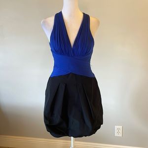 [BCBGMAXAZRIA] “Blue Sapphire” Mini Dress - Size XXS NWT